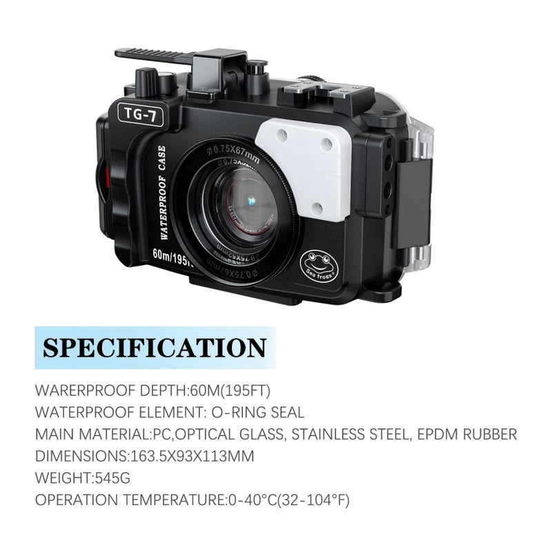 Load image into Gallery viewer, Underwater Housing for Olympus TG7
