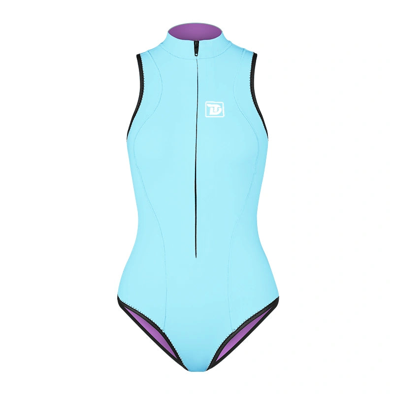 Load image into Gallery viewer, Super Stretch Sleeveless Bikini Front-Zip 2mm Wetsuit
