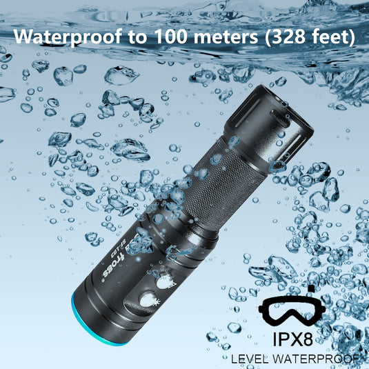 SF-L03 Amphibious Waterproof Flashlight 1000 Lumen