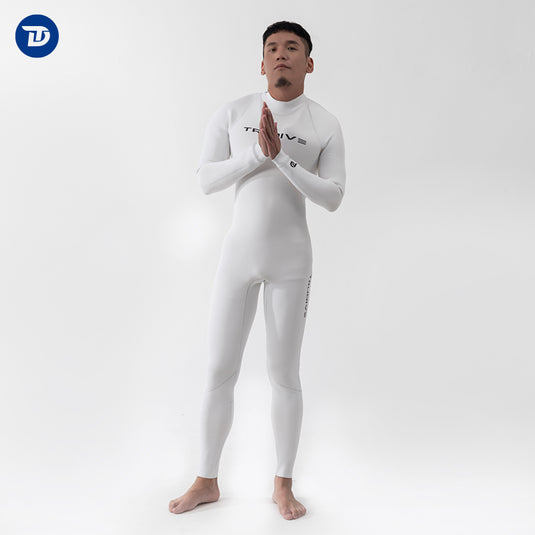 Men's Longsleeve Jumpsuit Super Elastic 2mm Wetsuit