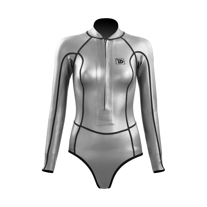 Load image into Gallery viewer, Siren Front-Zip Flat Lock Bikini 2mm Wetsuit
