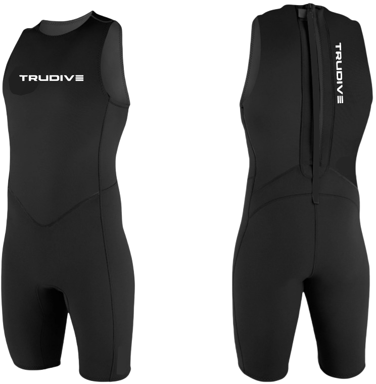 Load image into Gallery viewer, Back Zip Sleeveless with Short 2mm Wetsuit - Neoprene
