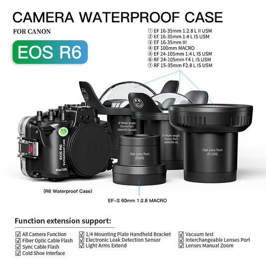 Underwater Housing for Canon EOS R6