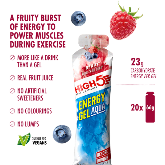 HIGH5 Energy Carbohydrate Gel Aqua