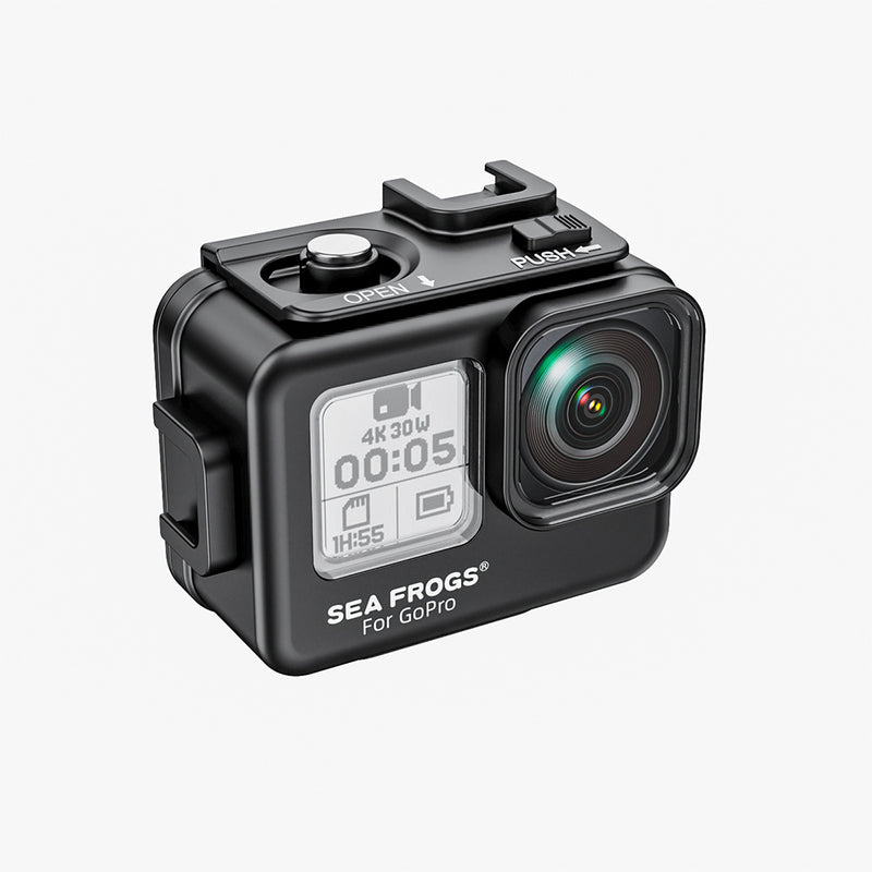 Load image into Gallery viewer, Underwater Housing for Gopro 13/12/11/10/9 (Aluminum Alloy)
