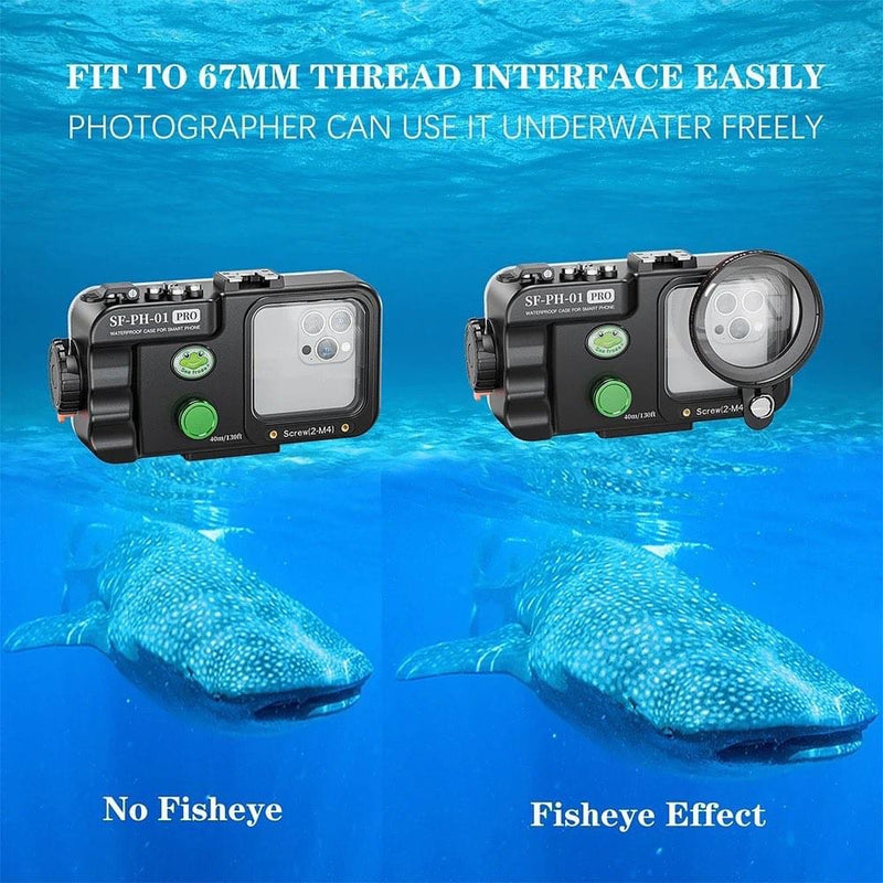 Load image into Gallery viewer, Seafrogs 67mm Dome Lens for SF-PH-01 Pro
