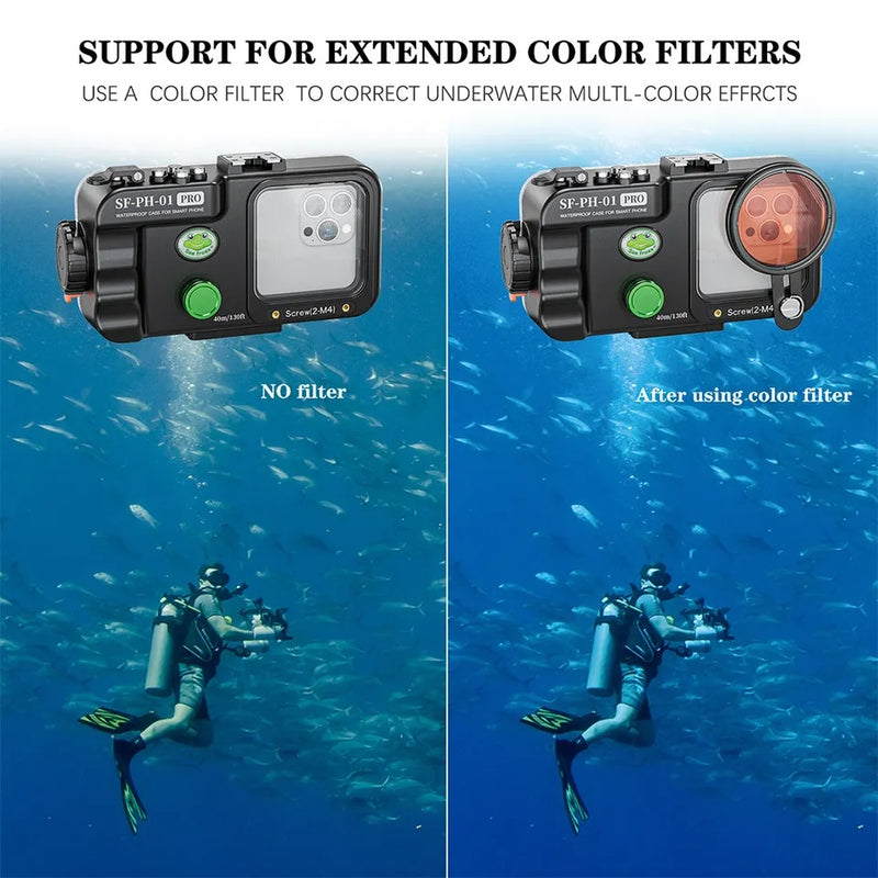 Load image into Gallery viewer, SF-PH-01 Pro Underwater Case for Smartphones
