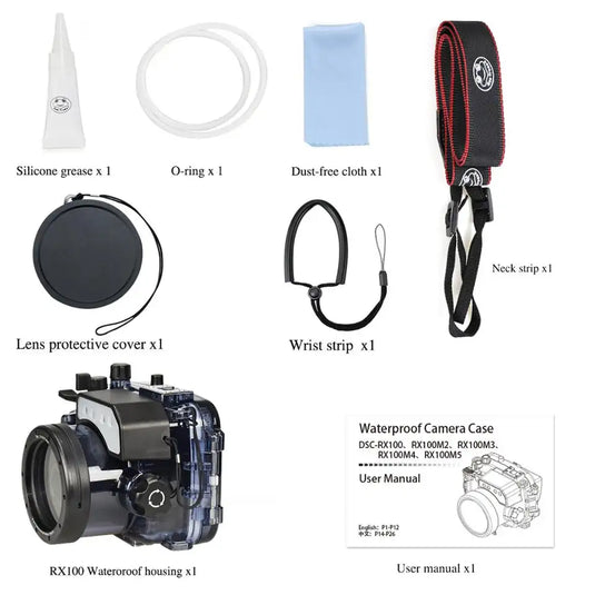 Underwater Housing for Sony RX100 I to V