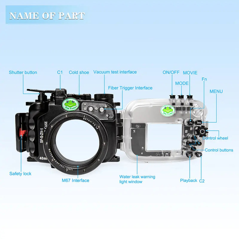 Load image into Gallery viewer, Underwater Housing for Sony ZV-1
