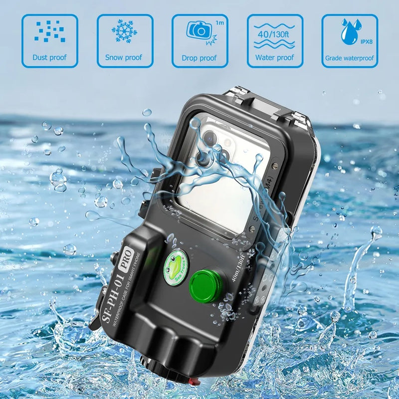 Load image into Gallery viewer, SF-PH-01 Pro Underwater Case for Smartphones
