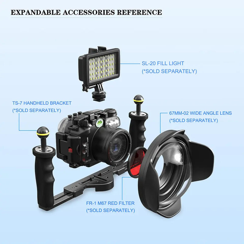 Load image into Gallery viewer, Underwater Housing for Sony ZV-1
