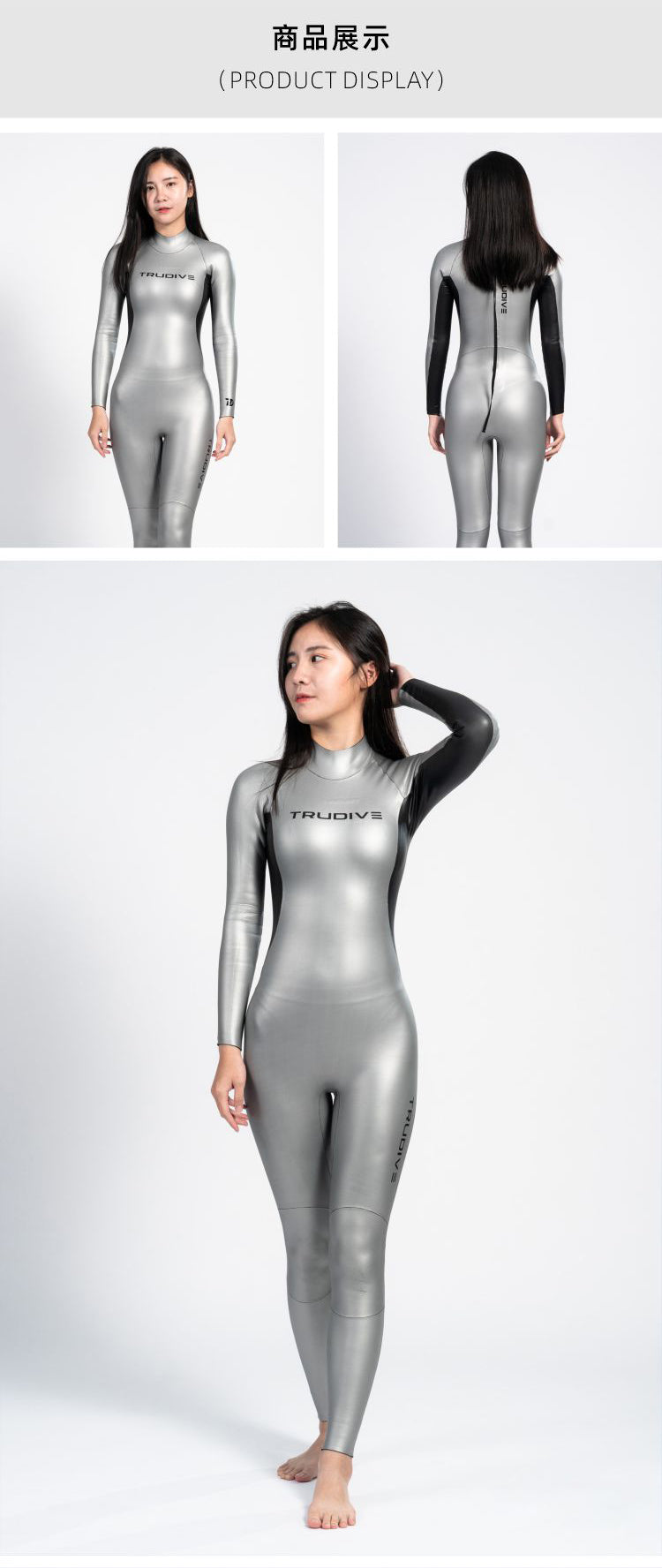Load image into Gallery viewer, Women&#39;s Longsleeve Jumpsuit Classic 2mm and Armpit 0.7mm
