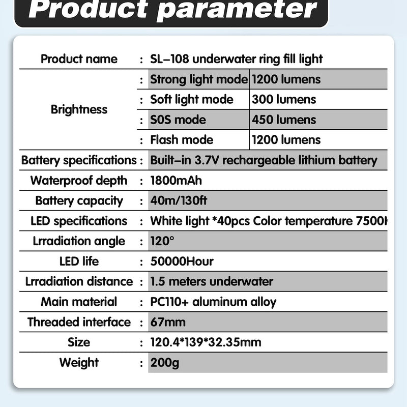 Load image into Gallery viewer, SL-108 Light 1200 Lumen
