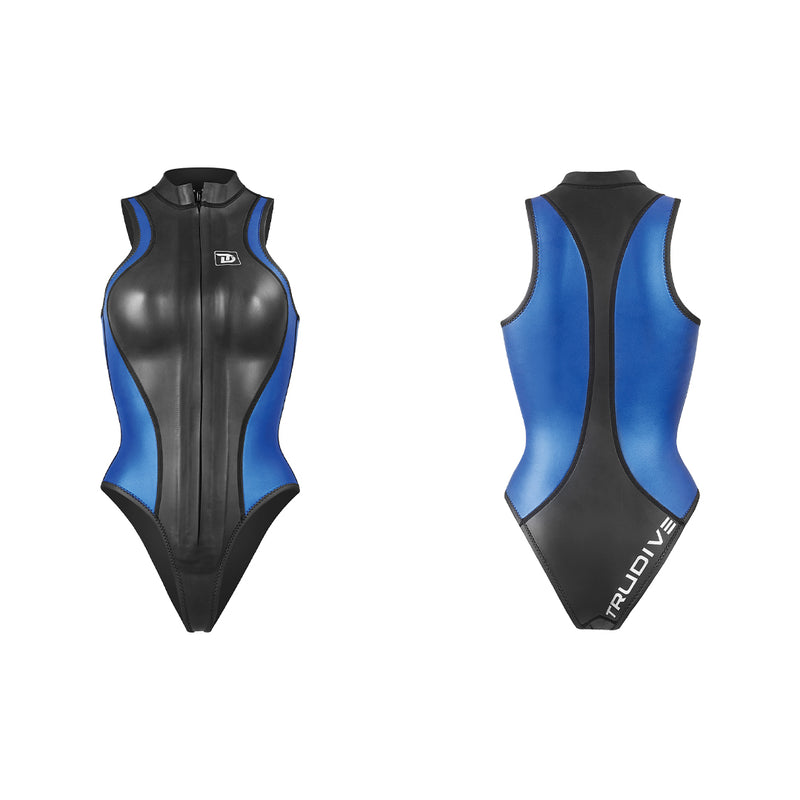 Load image into Gallery viewer, Siren Alpha Front Zip Sleeveless Bikini 2mm Wetsuit
