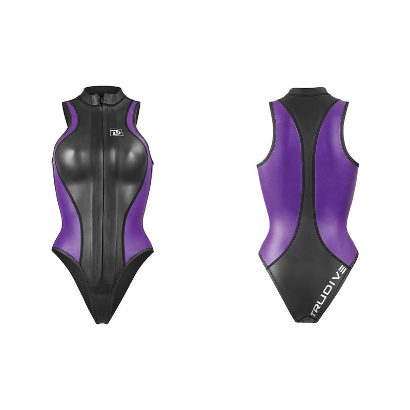 Load image into Gallery viewer, Siren Alpha Front Zip Sleeveless Bikini 2mm Wetsuit
