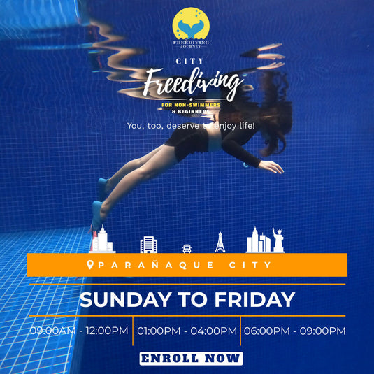 CITY POOL FREEDIVING for NON-SWIMMERS (City Dive)