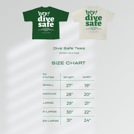 Hey Dive Safe Tee | Green