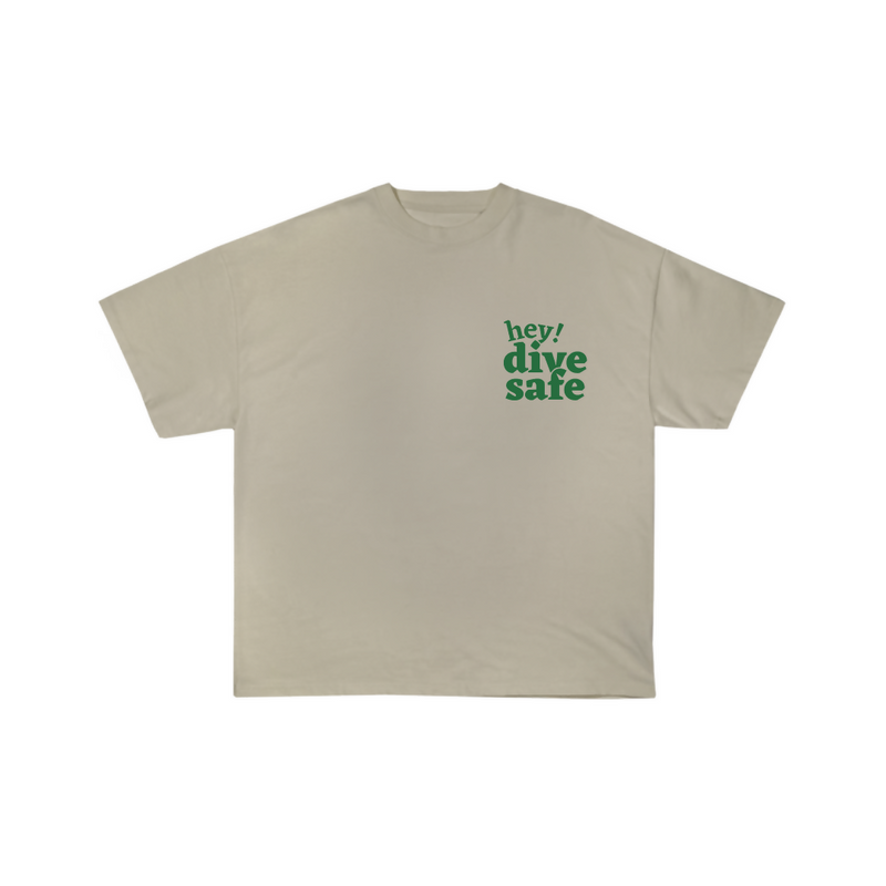 Load image into Gallery viewer, Hey Dive Safe Tee | Khaki
