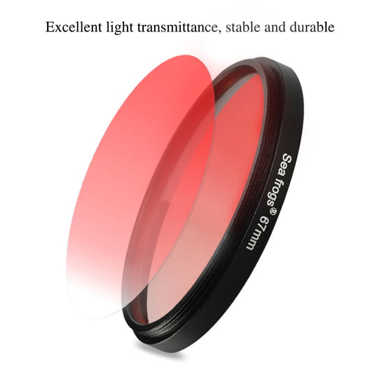 67mm Red Filter for Underwater Cases